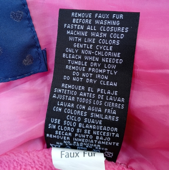 Vertical'9 Faux Fur Puffer jacket Sz 2T - Picture 8 of 8